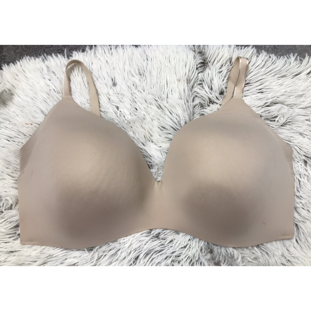 Knix Wing Woman Contour Wire Free Bra In Warm Sand Women SZ 8 Lightly Padded